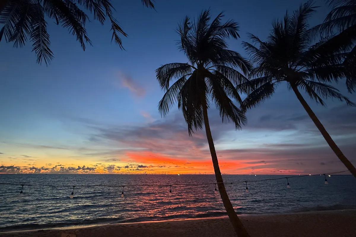 Sunset in the Spice Islands